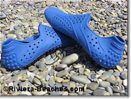 Rubber beach shoes
